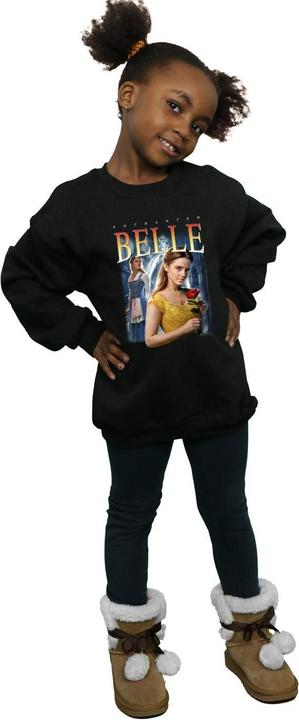 Produktbild Disney Beauty And The Beast Belle Montage Sweatshirt Mädchen (128)