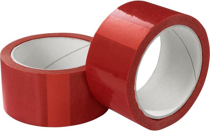 Actual product image Enviropack Safety packing tape ENVO TAPE® red length 50 m width 50 mm (50 mm)