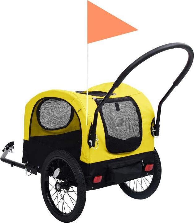 Produktbild vidaXL Fahrradanhänger Haustiere