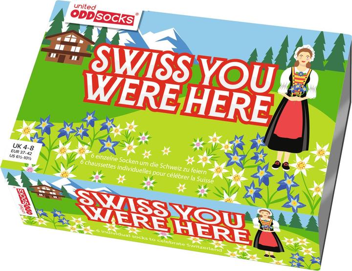 Produktbild United Oddsocks Swiss you were here (3er Pack, 37 - 42)