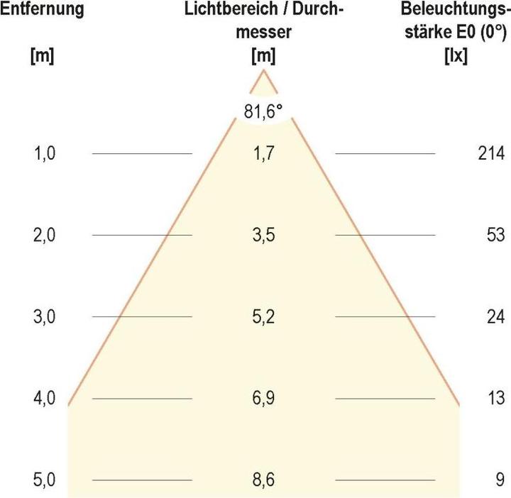 Actual product image EVN-Lichttechnik LED wall-mounted luminaire (400 lm)
