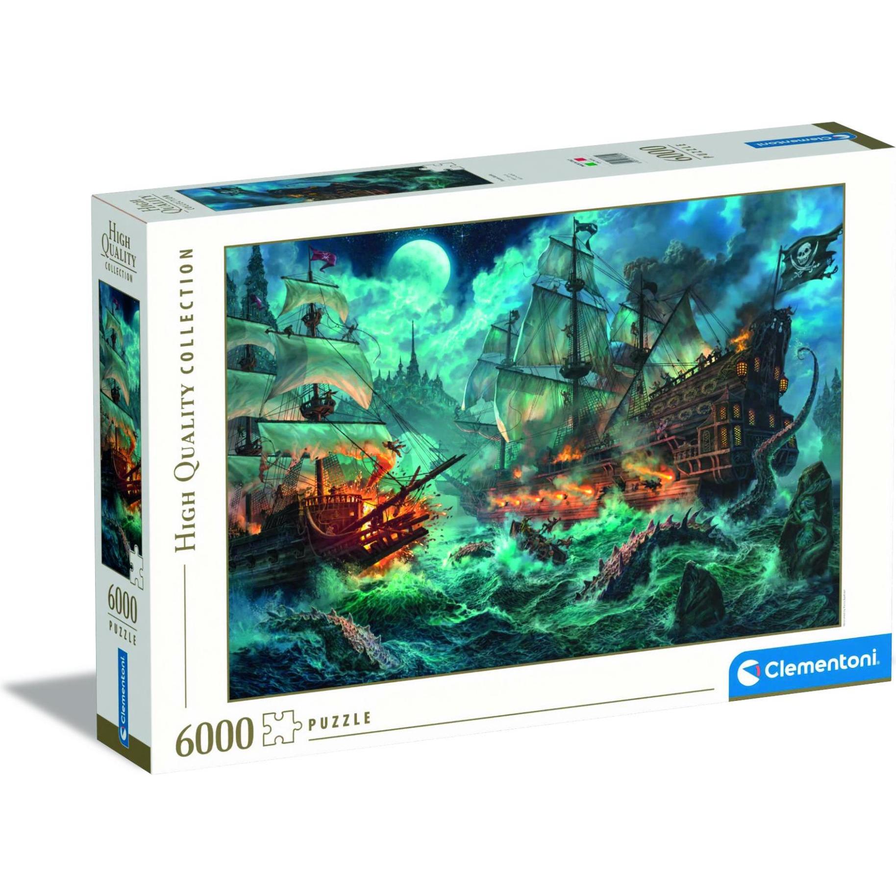 Clementoni Puzzle Pirates Bate g (6000 pezzi)