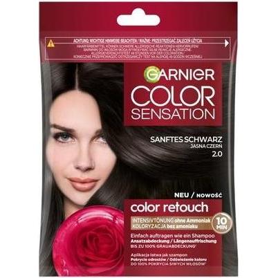 Garnier, Shampoo, Colour Retouch szampon koloryzujący 2.0 Jasna Czerń (Shampoo liquido)