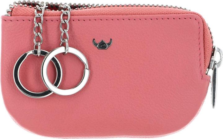 Actual product image Golden Head Madrid leather key case 11 cm