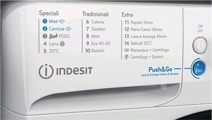 Actual product image Indesit Freestanding washer-dryer BDE 96436 WKV IT - BDE 96436 WKV IT