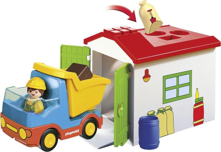 Actual product image Playmobil Workman with sorting garage (70184, Playmobil 1.2.3)