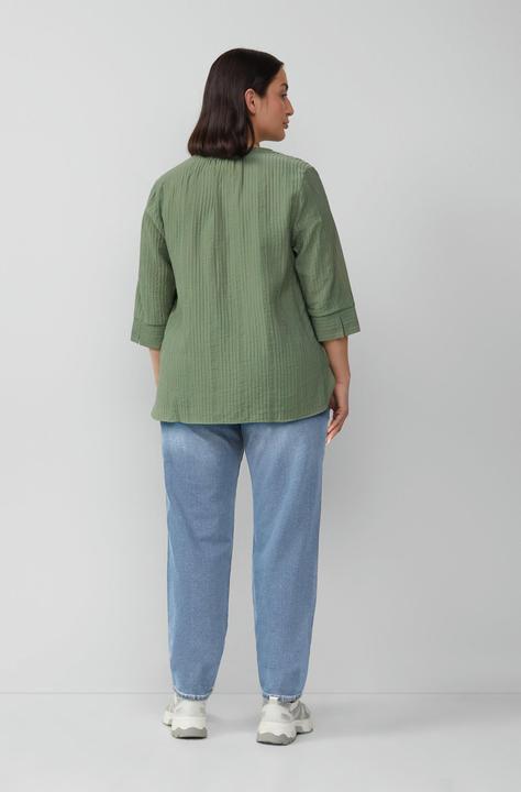 Actual product image S.Oliver Bluse Strukturierte Tunikabluse mit 3/4-Ärmeln (46)