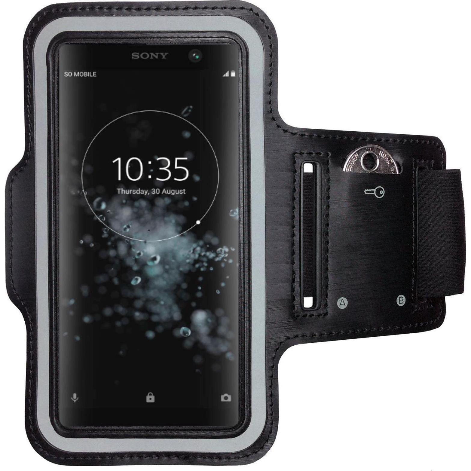 CoverKingz Sportarmband für Sony XA2 Plus, Smartphone Sportarmband, Schwarz