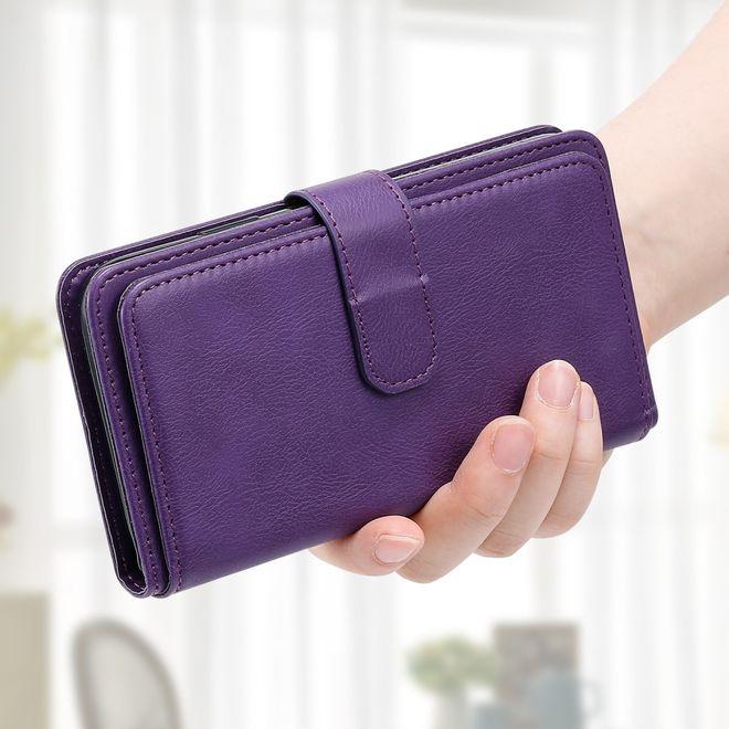 Produktbild MU Style Kunstleder Portemonnaie Hülle mit Standfunktion (Samsung Galaxy S22+)