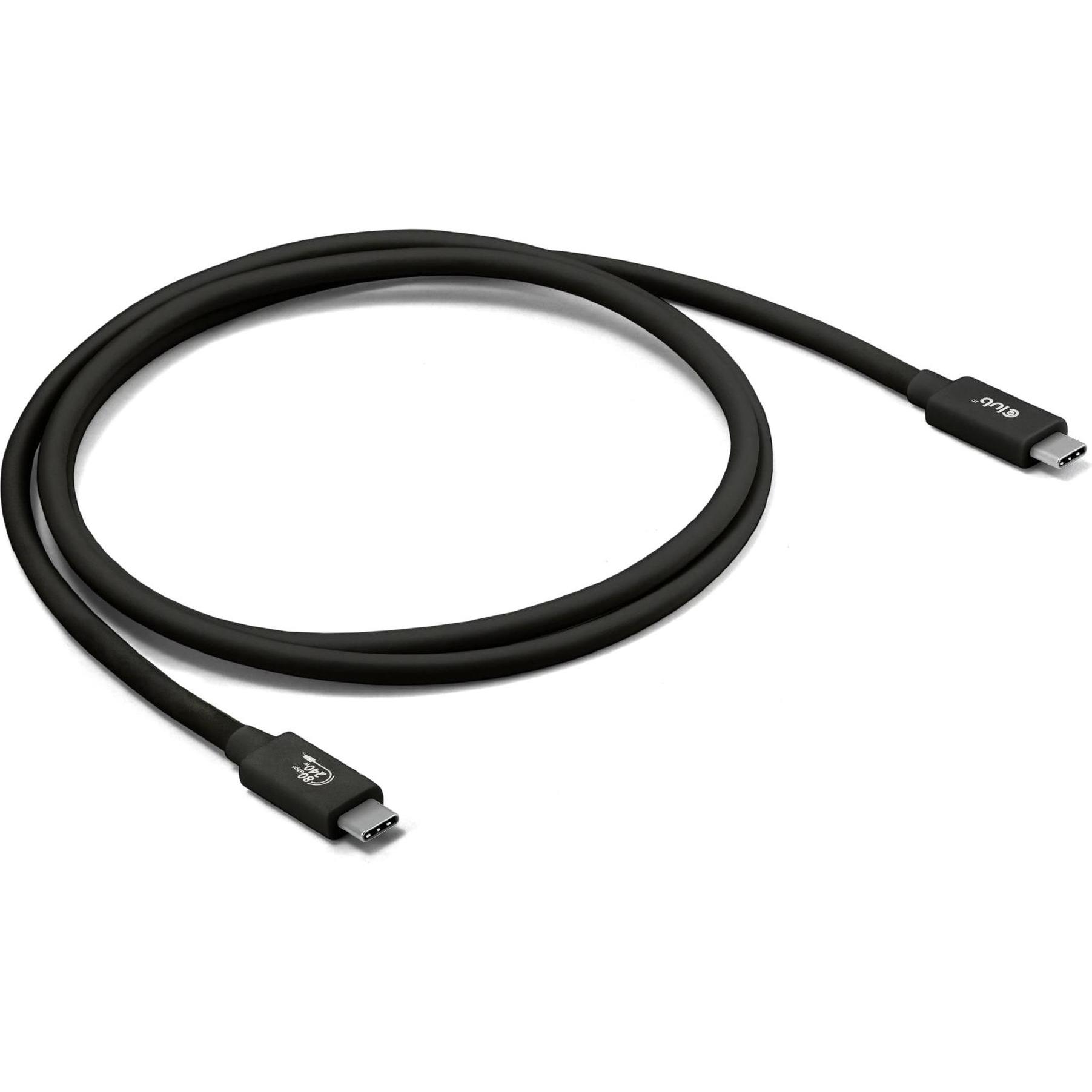 Club 3D Club3D Kabel USB C zertifi. PD240W/4K540Hz/80Gbps 1,2m St/St retail (1.20 m, USB 4.0), USB Kabel