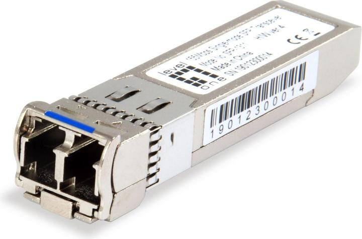 Produktbild LevelOne 155Mbs Ethernet Transceiver, single-mode,SFP Type,1310nm, FP-LD-20km, Duplex LC