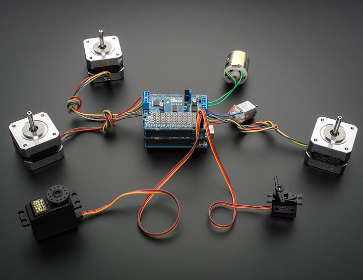 Actual product image Adafruit Motor/Stepper/Servo Kit V.2 (Shield)