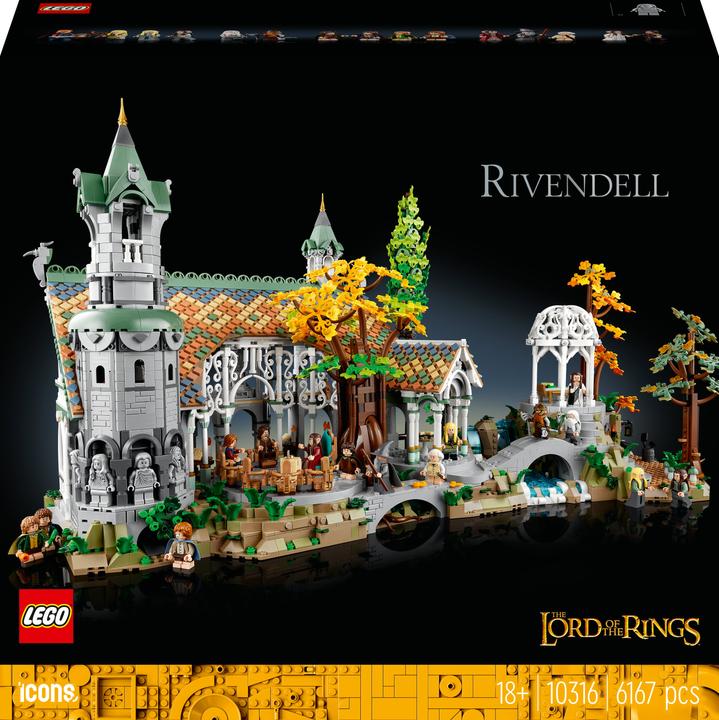 LEGO Rivendell (10316, LEGO Lord of the Rings, LEGO Rare Sets)