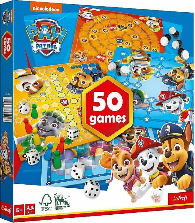 Productafbeelding Trefl Spelverzameling 50 manieren om Paw Patrol te spelen (Duits)