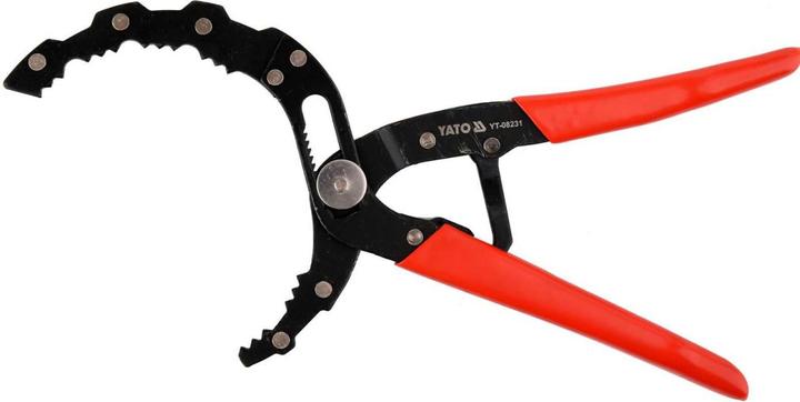 Actual product image Yato Professional oil filter pliers self-adjusting YT-08231 (280 mm)