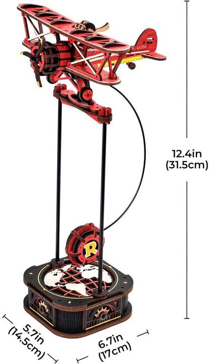 Image du produit Rokr Sky Captain Balance Pendel - 3D Holzbausatz