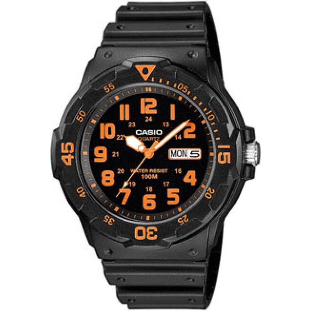 Casio, Armbanduhr, Collection - MRW-200H-4B, Schwarz, (Analoguhr, 45 mm)