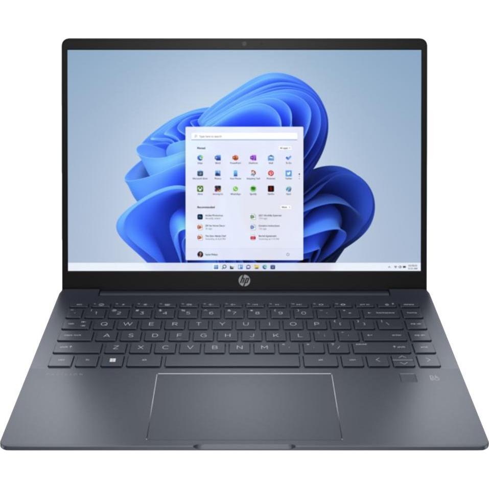 HP Pavilion Plus 14-eh1477ng (14", Intel Core i7-1355U, 16 GB, 1000 GB, DE), Notebook, Blau