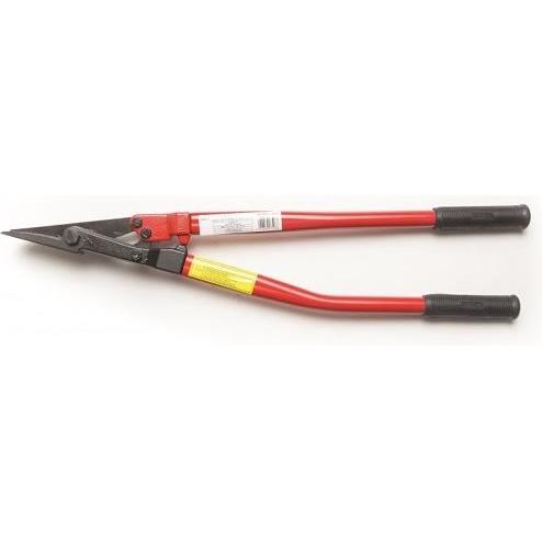 HIT, Bolzenschneider + Seitenschneider, Zweihand-Hebelschere zum Schneiden von Blechen und Stahlbändern, gerade Klinge (...