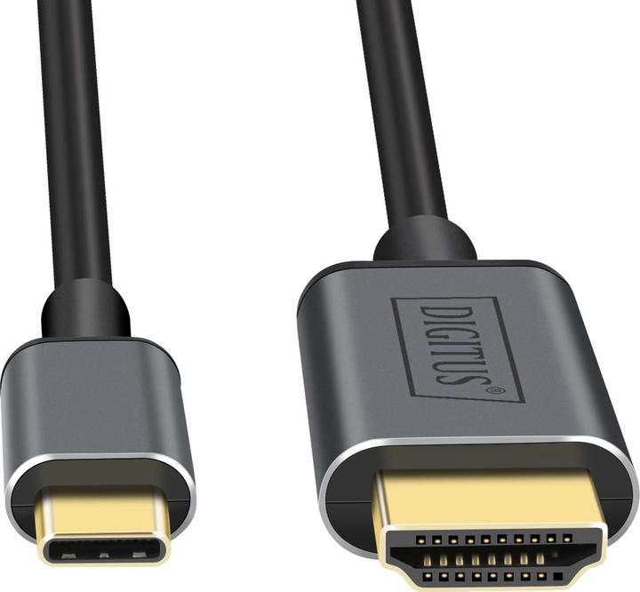Produktbild Digitus USB Typ C — HDMI (Typ A) (1.80 m, USB Typ C, 1.4b)