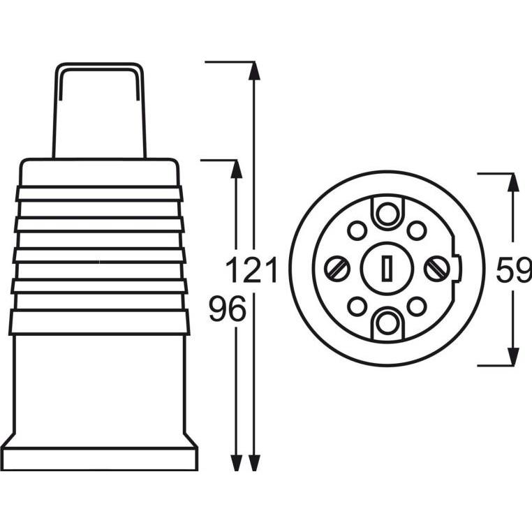 Thumbnail - Busch-Jaeger, Netzstecker + Netzkupplung, Kupplung Zentrale Einführung 2CKA002595A0023
