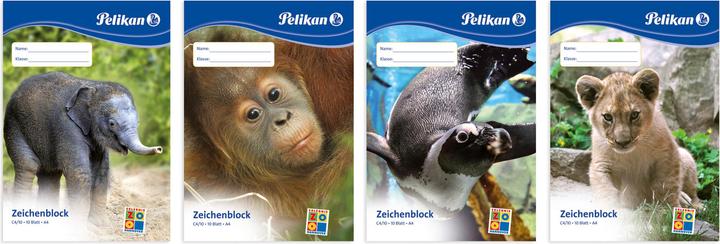 Produktbild Pelikan Zeichenblock (A4, Blanko, Weicher Einband)