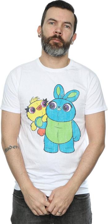 Produktbild Disney Toy Story 4 Ducky And Bunny Distressed Pose TShirt (XL)
