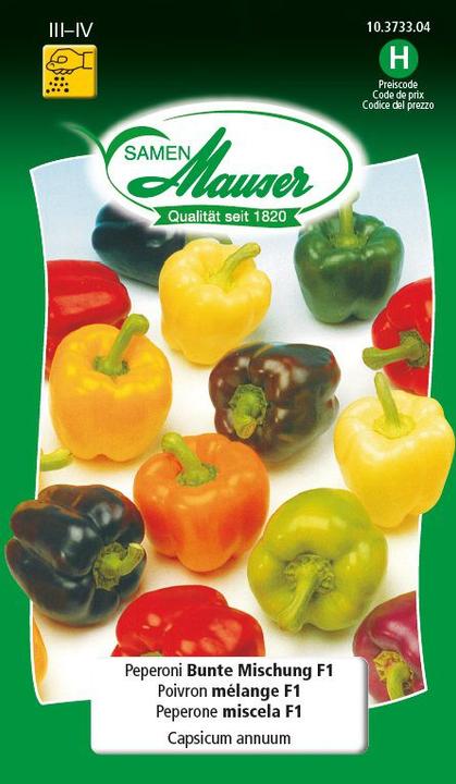 Actual product image Samen Mauser Pepperoni Colourful mixture (Vegetable seeds)