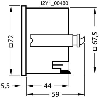 Produktbild Siemens Elec Counter, 72x72mm, 230V ac