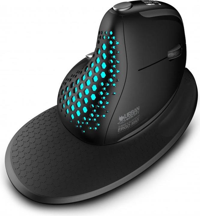 Produktbild Urban Factory ERGO Max Maus rechts RF kabellos + Bluetooth 4000 DPI (Kabelgebunden)