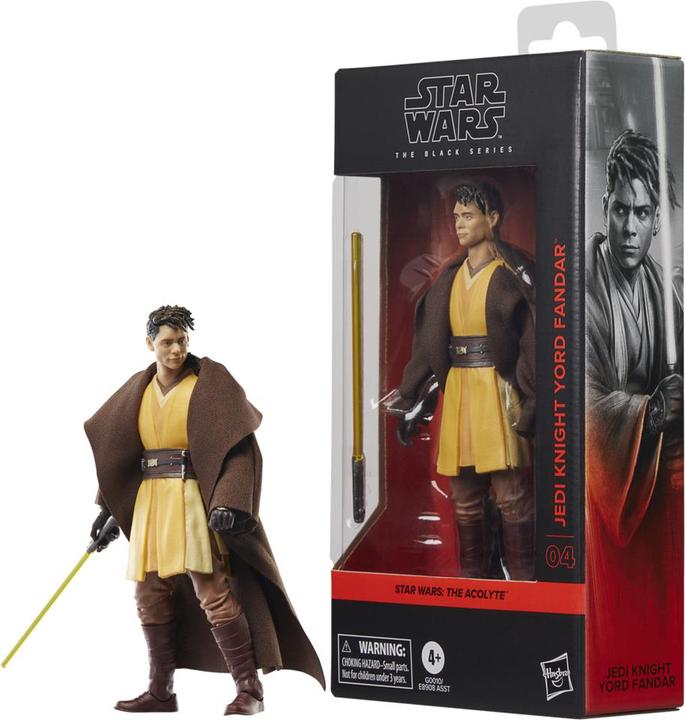 Produktbild Hasbro Star Wars: The Acolyte Black Series Actionfigur Jedi Knight Yord Fandar 15 cm