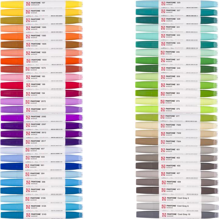 Image du produit Talens Pantone Marker 54x Set Additional, Strichstärke: Keine (54x)
