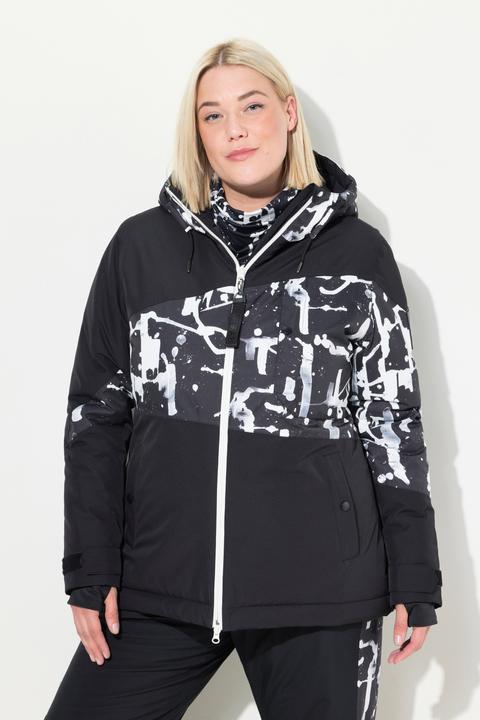 Actual product image Ulla Popken HYPRAR Abstract Print Performance Jacket (54)