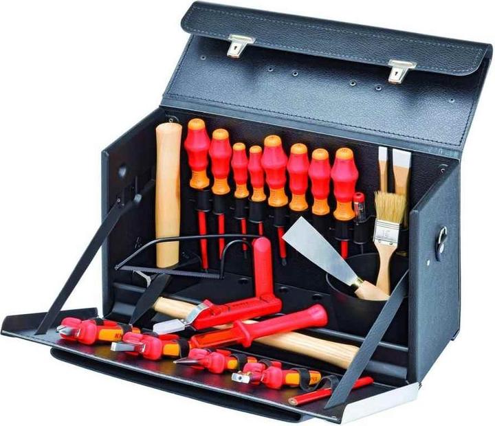 Actual product image Knipex 00 21 03 LS VDE Tool bag (24 pieces)