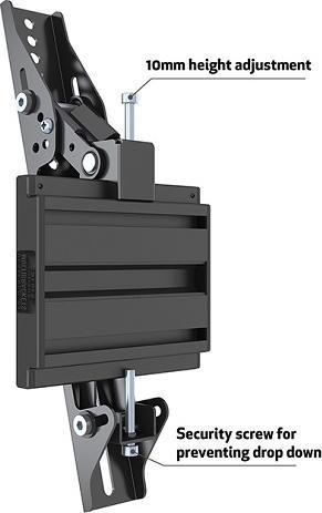 Immagine prodotto Multibrackets Staffa inclinabile VESA 300, in metallo, per Pro System (Moduli rotanti / di inclinazione)