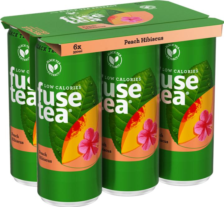 Actual product image Fusetea Peach Hibiscus (24 x 33 cl)