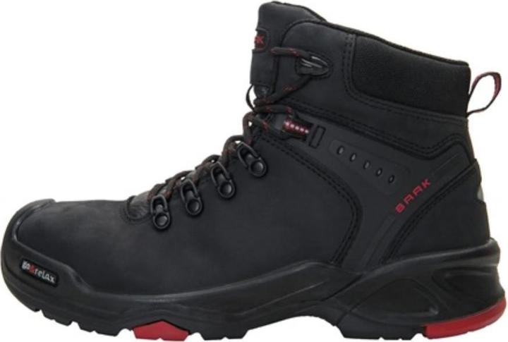 Produktbild Baak Sicherheitsstiefel Brooklyn Grösse 46 schwarz/rot S3 SRC HRO EN ISO 20345 Rindleder (S3, 46)