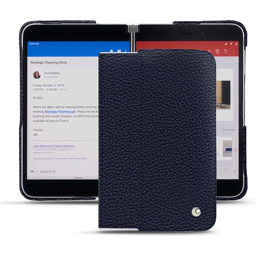 Noreve Lederschutzhülle (Microsoft Surface Duo), Smartphone Hülle, Violett