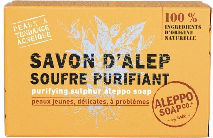 Actual product image Tadé TADE Aleppo Seifenstue Schwef reini 150g (Hard soap)