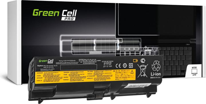 Produktbild GreenCell PRO Laptop Battery for Lenovo ThinkPad T410 - T520 W510 - 11.1V - 5200mAh (4 Zellen, 5200 mAh)