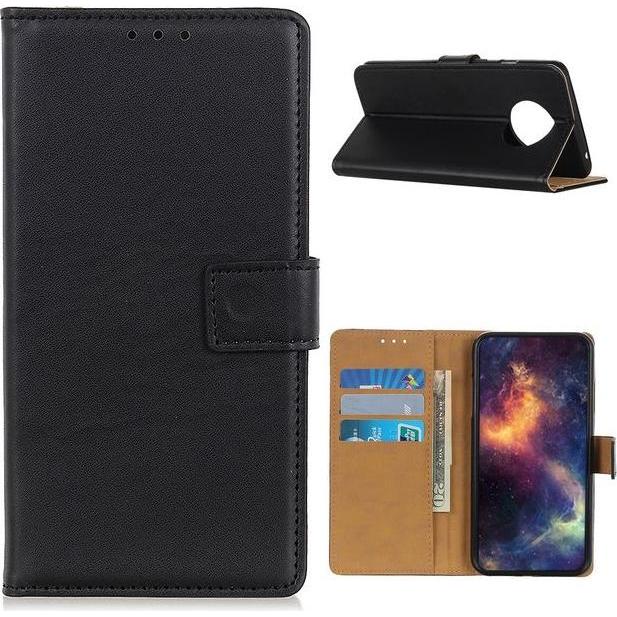 Thumbnail - MU Classic Classic II Leder Bookcover Series (Xiaomi Redmi Note 9 5G, Xiaomi Redmi Note 9T 5G), Smartphone Hülle, Schwar...