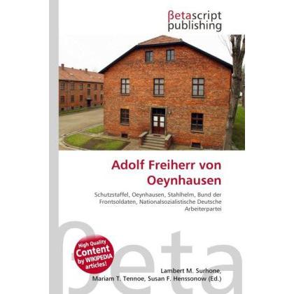 Adolf Freiherr von Oeynhausen, Fachbücher