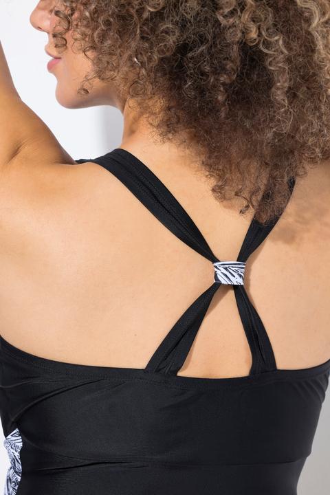 Produktbild Ulla Popken Badeanzug, Neckholder-Optik, Softcups, Zierschleife (48)