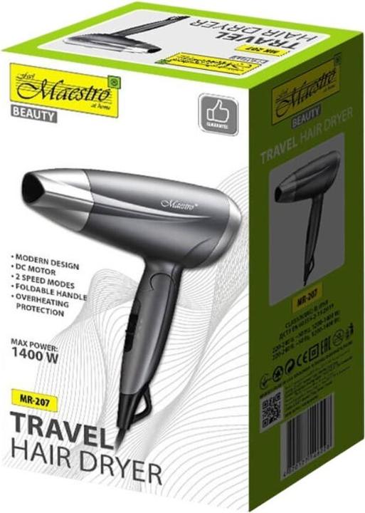 Actual product image Maestro Suszarka do włosów 1400W MR-207 (1400 W)