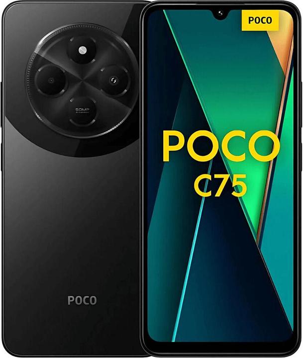 Produktbild Xiaomi Poco C75 (128 GB, Schwarz, 6.88", Dual SIM, 4G)