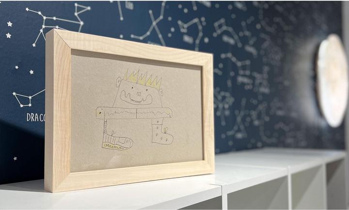 Image du produit Jamu Cadre photo pour dessins d'enfants (21 x 29,7 cm)
