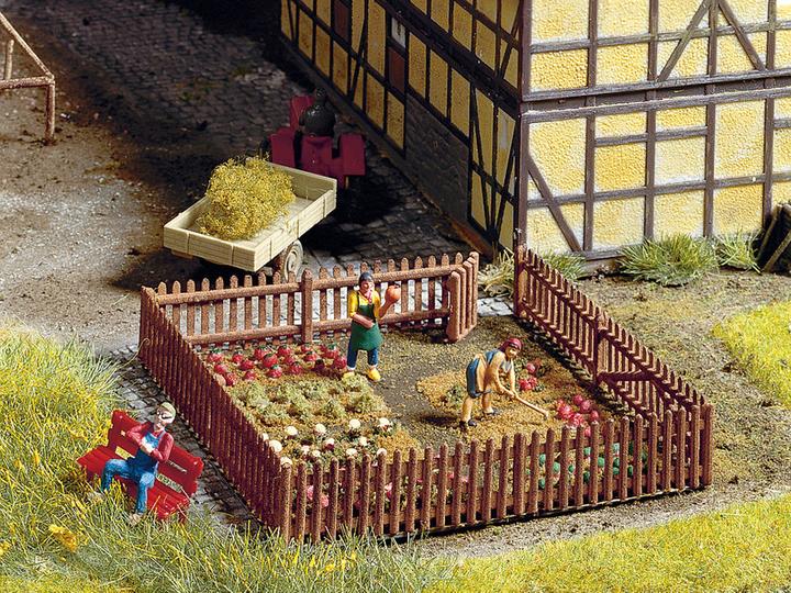 Produktbild Noch 13070 H0 Gartenzaun Bausatz