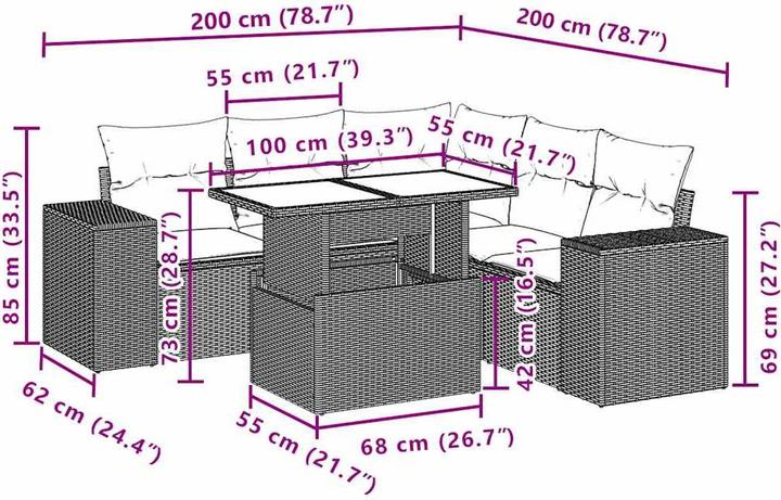 Produktbild vidaXL Lea