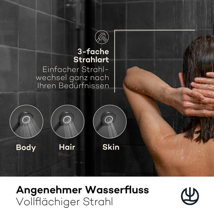 Produktbild Kludi X1 Duschkopf (3 Strahlarten, 15 l/min)