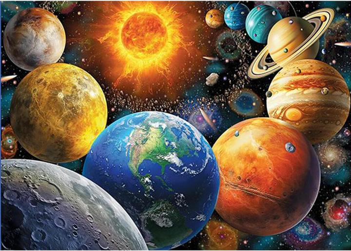Actual product image Eurographics The planetary system (500 pieces)